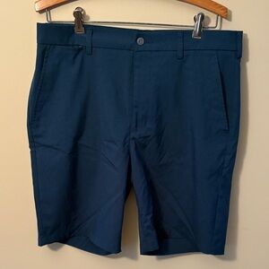 PGA Tour Men's Navy Flat Front Shorts